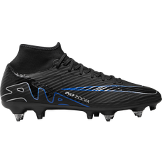 Nike 45 - Strikket stof - Unisex Fodboldstøvler Nike Mercurial Superfly 9 Academy SG - Black/Hyper Royal/Chrome
