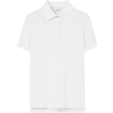Burberry T-shirts & Toppe Burberry Piqué Polo T-shirt - White