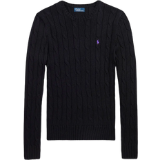 Polo Ralph Lauren Dame Sweatere Polo Ralph Lauren Julianna Cable-Knit Jumper - Black