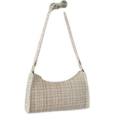 Shein Tote Bag & Shopper tasker Shein Plaid Pattern Baguette Bag