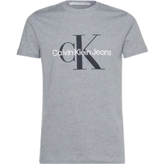 Calvin Klein 46 Overdele Calvin Klein Slim Monogramm- T-Shirt - Mid Grey Heather