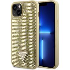 Guess Apple iPhone 15 Mobiletuier Guess iPhone 15 Cover Rhinestone Guld