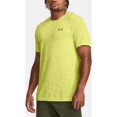 Gul - Mesh T-shirts Under Armour Vanish Grid T-Shirt, Lime Yellow