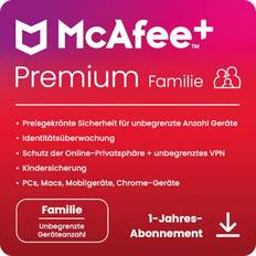 McAfee Kontorsoftware McAfee Plus Premium Family Download & Produktschlüssel