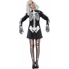 Ciao Voksenkostume Lady Skeleton