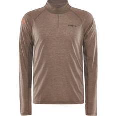 Craft Sportswear Uld Overdele Craft Sportswear Adv Subz Wool Long Sleeve T-shirt Brown Man