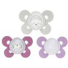 Chicco Silicone Pacifier Physio Comfort Girl 16-36 M 2u