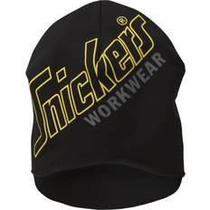 Dame - One Size - Polyester Huer Snickers Workwear With Print Beanie Fw - Black