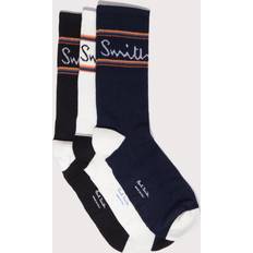 Paul Smith Undertøj Paul Smith 3-Pack Logo Socks Black/White