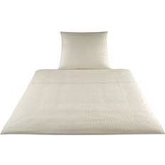 Elegante sengetøj Classic Dynebetræk Naturfarvet (200x140cm)