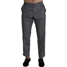 Dolce & Gabbana Uld Bukser Dolce & Gabbana Bukser Jeans Gray IT54/XL