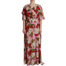 Lange kjoler - Pink - Stretch Dolce & Gabbana Silke Kjole Pink IT44/L-L