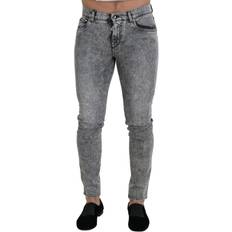 Grå - Herre - XS Jeans Dolce & Gabbana Grå Bomuld Bukser Jeans Gray IT44/XS
