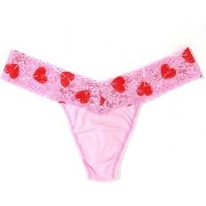 Hanky Panky Trusser Hanky Panky SUPIMA Cotton Low Rise Thong with Contrast Trim Lollipop One