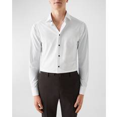 Eton Herre - XXL Skjorter Eton Men's Slim-Fit Four-Way Stretch Shirt White White
