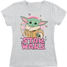 Star Wars Lynlås Børnetøj Star Wars T-shirt Børn Grogu till 152 Damer blandet lys grå