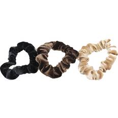 By Lyko 3-pack Smalle Velour Scrunchies Brown