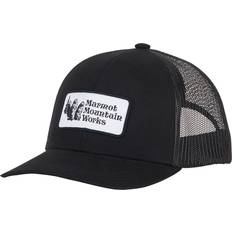 Marmot 28 Tøj Marmot Retro Trucker Hat, OneSize, Black/Black