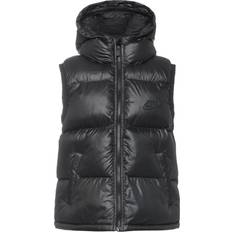 Nike Unisex Overtøj Nike Kids' Sportswear Therma-FIT Repel Heavyweight Synthetic Fill Hooded Vest Black/Black/Anthracite