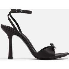 Alexander Wang Women's Dahlia Embellished Satin Heeled Sandals 40/UK Black