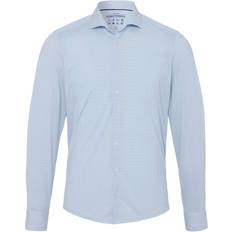 Pure Skjorter Pure The Functional Shirt Pattern Light Light blue Blue
