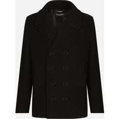 Dolce & Gabbana Uld Frakker Dolce & Gabbana Double-breasted wool pea coat with branded tag