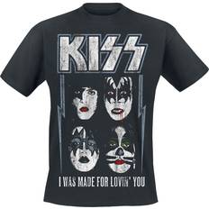 Kiss XL Tøj Kiss T-shirt Was Made For Lovin' You till Herrer sort