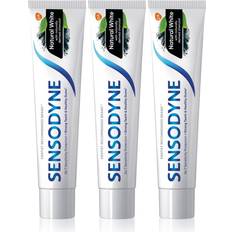 Sensodyne Blegende Tandpastaer Sensodyne Natural White Økologisk tandpasta Med fluor 3x75
