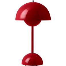 &Tradition Skrivebordslamper Bordlamper &Tradition Flowerpot VP9 Vermilion Red Bordlampe 29.5cm