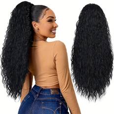 Shein Long Curly Drawstring Ponytail For 22" Curly Ponytail