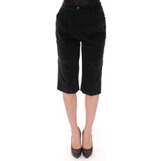 Dolce & Gabbana Bukser & Shorts Dolce & Gabbana Black cotton shorts pants IT38