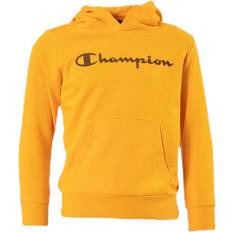 Gul - S - Unisex Sweatere Champion Legacy Hoodie Junior Yellow, Unisex, Tøj, Skjorter, Gul