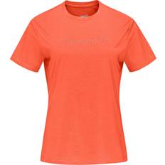 Norrøna Orange Tøj Norrøna Women's tech T-Shirt, S, Orange Alert