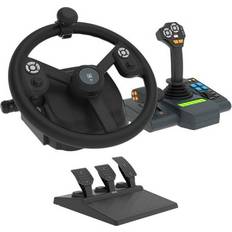 1 - PC Spil controllere Hori Farming Vehicle Control System - Farm Sim Steering Wheel and Pedals