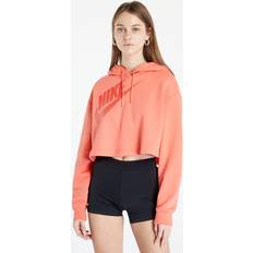 Nike Dame - L - Orange Sweatere Nike Sportswear Women's Cropped Fleece Dance Hoodie Orange