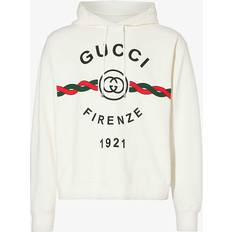 Gucci 6 Tøj Gucci Mens Sunlight Mc Brand-print Relaxed-fit Cotton-jersey Hoody
