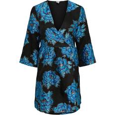 Y.A.S Nylon Kjoler Y.A.S kjole YASROSIES French Blue ROSIES PRINT