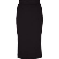 Basic Apparel Dame Tøj Basic Apparel Ludmilla Long Skirt 001 Black sort