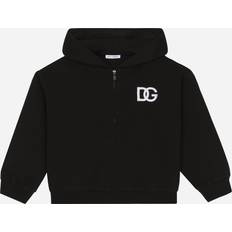 Dolce & Gabbana Dame - Hoodies Sweatere Dolce & Gabbana Zip-up jersey hoodie DG logo patch