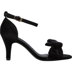 46 ½ Sandaler med hæl Bianco Biaadore Bow - Black