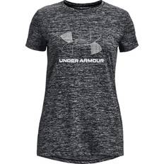 Ternede - XS T-shirts Under Armour Girls' Tech Twist Big Logo T-Shirt Black Black