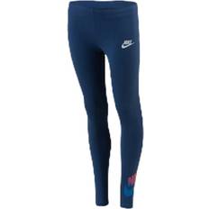 Nike Træningstøj - Unisex Tights Nike Jr Favorite Leggings Blue/White, Tøj, Tights, Træning, Blå