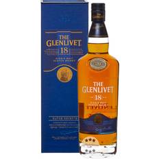 The Glenlivet Speyside Single Malt Scotch Whisky 18 Jahre mit Geschenkbox Vol 46% 70 cl