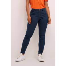 Cream Elastan/Lycra/Spandex Bukser & Shorts Cream CRTove Jeans Blå Damer