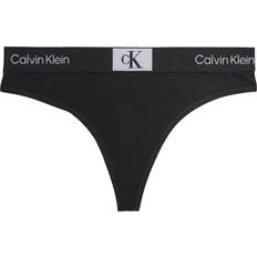 Calvin Klein Sort Trusser Calvin Klein Modern Thong - Black