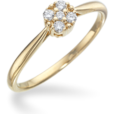 Forlovelsesringe Scrouples Karat Guld Ring med Brillanter 0,09 Carat W/SI
