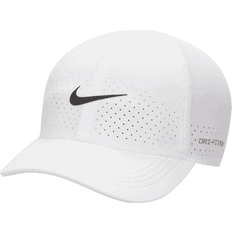 Nike Herre - Polyester Kasketter Nike Dri-FIT ADV Club Unstructured Tennis Cap - White/Black