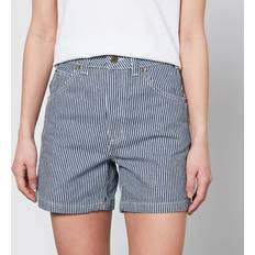 Dame - Lærred - M Shorts Dickies Hickory Striped Cotton-Canvas Shorts Blue
