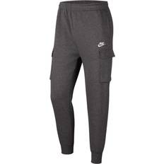 Nike Cargobukser - Herre Nike Men's Sportswear Club Fleece Cargo Pants - Charcoal Heathr/Anthracite/White