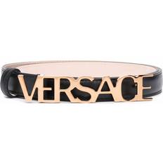 Versace Bælter Versace Logo leather belt black
